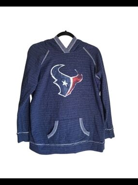 Houston Texans Blue Pullover Hoodie w/ Kangaroo Pocket NFL Football